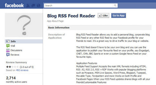 博客 RSS 提要阅读器