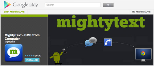 MightyText Android 应用程序