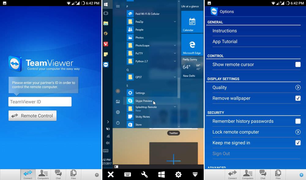 Android 版 TeamViewer