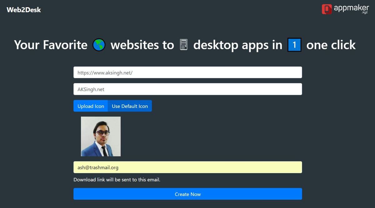 使用 Web2Desk 创建本机桌面应用程序