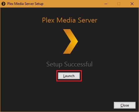 Plex Media Server 设置成功