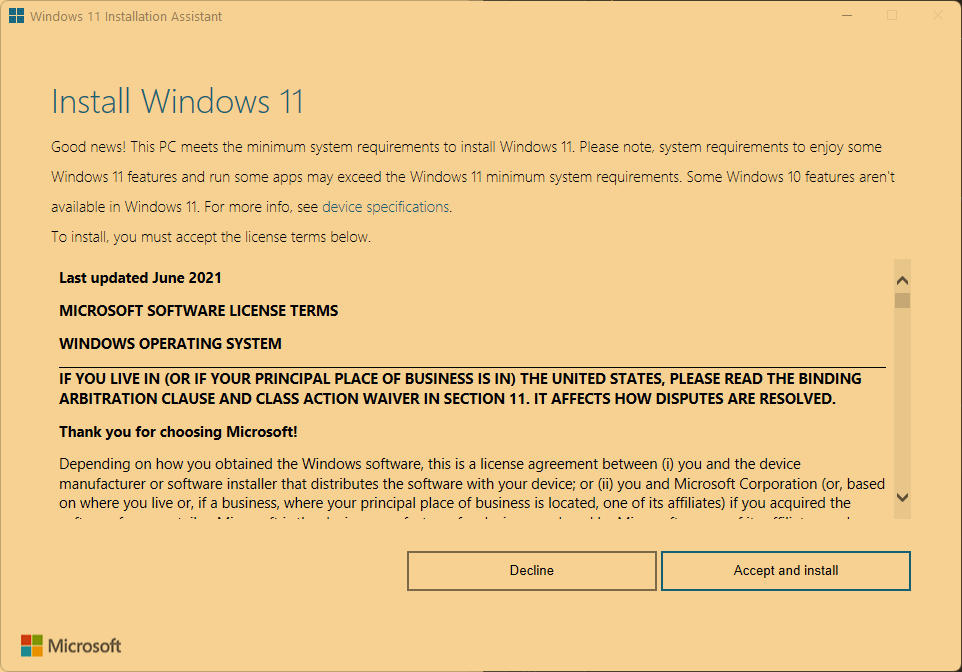 Windows 11安装助手