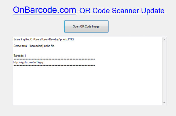 onbarcode 的二维码扫描器