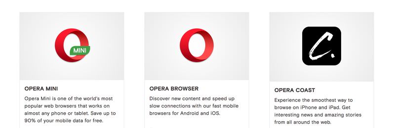 Opera 移动浏览器