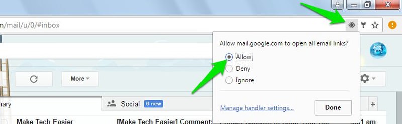 设置 gmail-default-email-app-allow-in-chrome